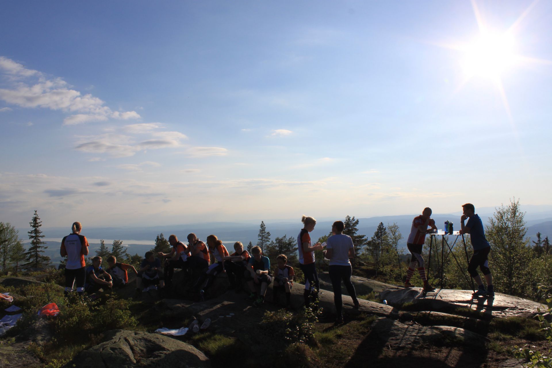 Bilder fra treninga på Ringkollen